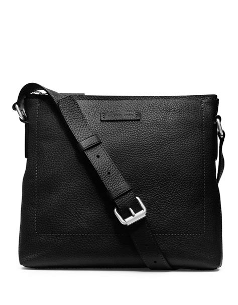 Michael Kors Men's Bryant Leather Messenger Bag 